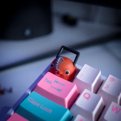 Keycap Pochita (Chainsaw Man) cho switch Cherry MX