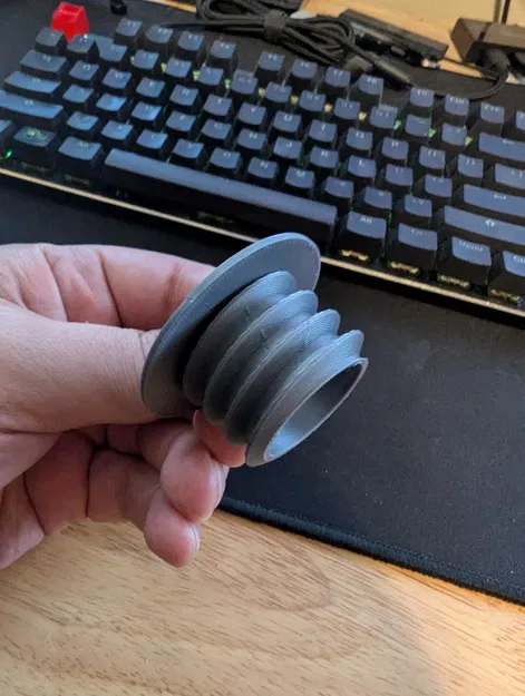 Đầu luồn cáp mạng xuyên tường dạng ren (Network Cable Passthrough - Threaded) - Image 3