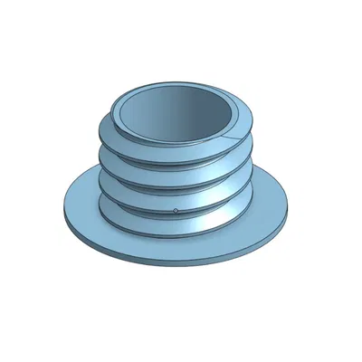 Đầu luồn cáp mạng xuyên tường dạng ren (Network Cable Passthrough - Threaded)