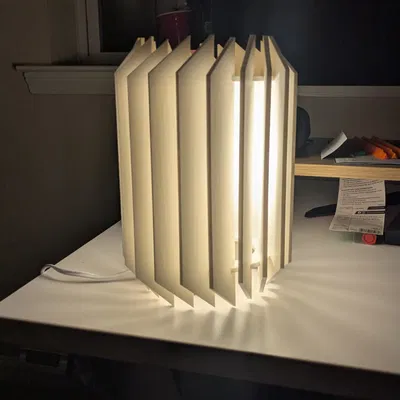 Fin Light Lamp – Chụp đèn fin tạo cảm giác chuyển động