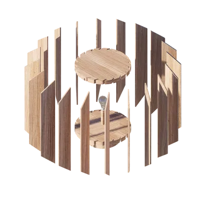 Fin Light Lamp – Chụp đèn fin tạo cảm giác chuyển động