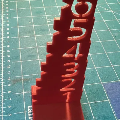 Thước đo tuyết đơn giản để bàn (Simple Snow Gauge)