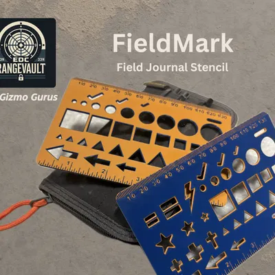 FieldMark – Field Journal Stencil (Stencil cho sổ field journal)