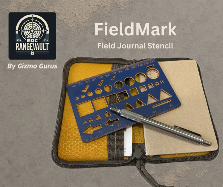 FieldMark – Field Journal Stencil (Stencil cho sổ field journal) - Image 2