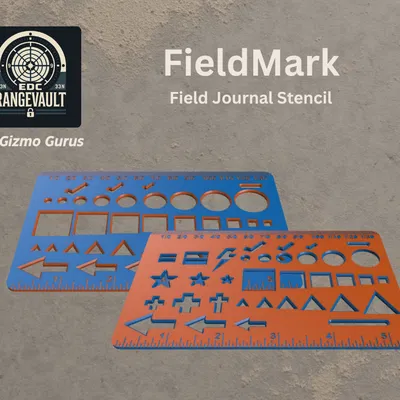 FieldMark – Field Journal Stencil (Stencil cho sổ field journal)