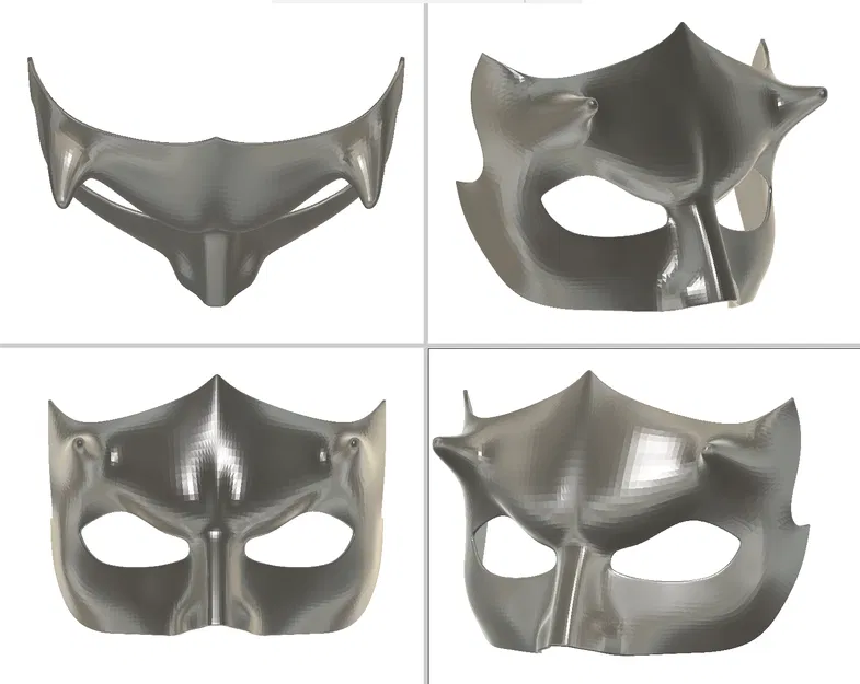 Mặt nạ Daredevil | half-mask ác quỷ có sừng - Image 3