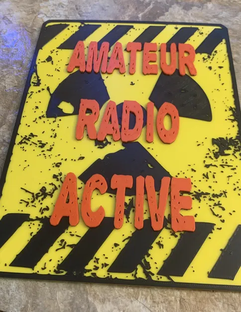 Bảng hiệu “Amateur Radio Active” - Image 1