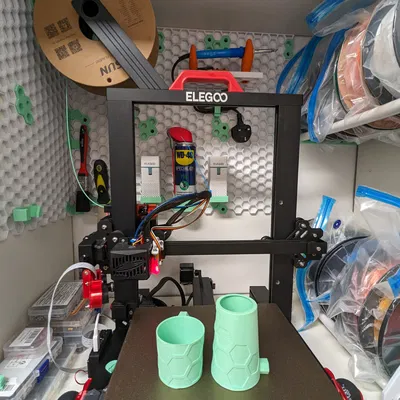 Giá đỡ hình trụ tham số cho Honeycomb Storage Wall (HSW)