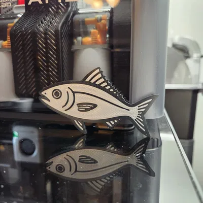 Cá Đơn Giản Nhiều Màu (Simple Multicolored Fish)