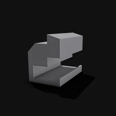 Kẹp nâng nắp kính 3mm cho CREALITY K1 MAX (Glass Lid Riser Clips)