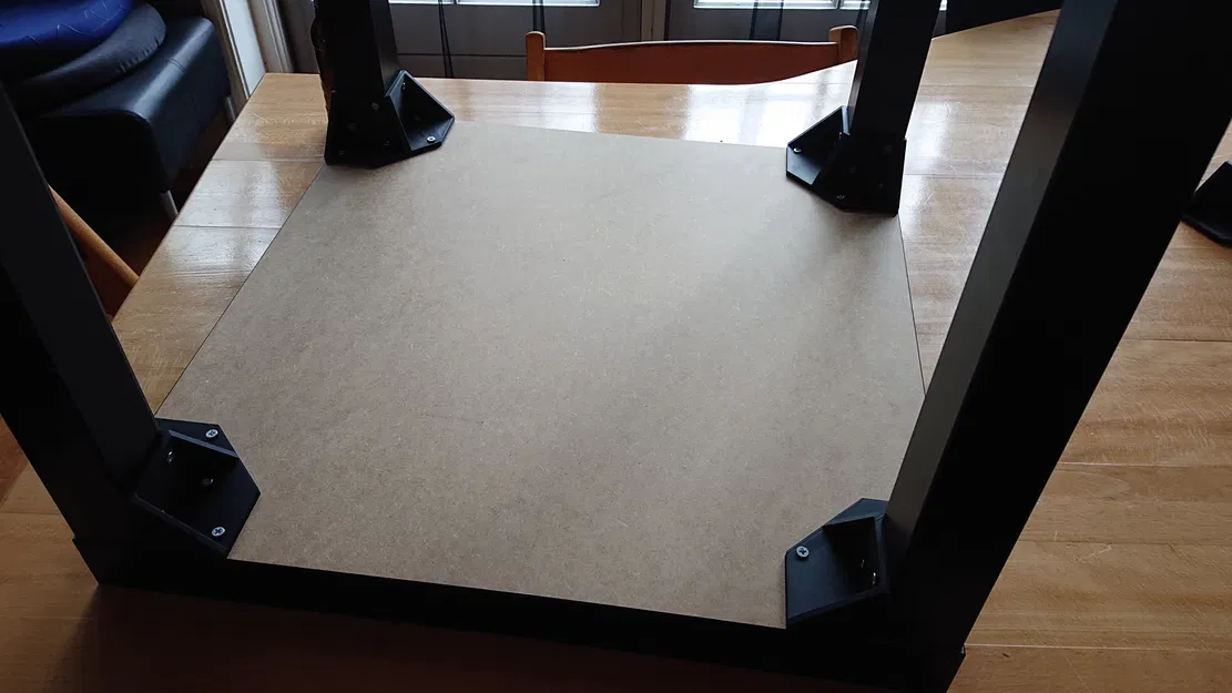 Bracket hỗ trợ chân bàn Ikea Lack (Ikea lack support leg support bracker) - Image 4