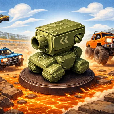 Mecha Tank kiểu Metal Slug cho Crash Derby (bản mini)
