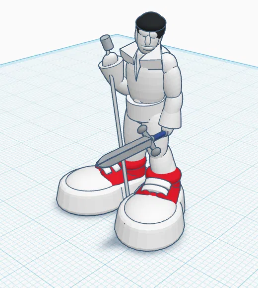 Elvis chiến binh mang giày Jordans - Image 1