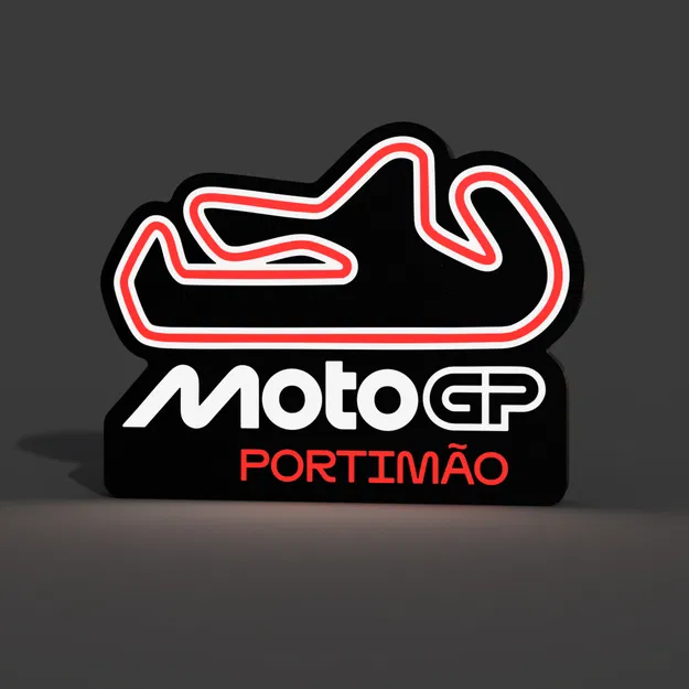 MotoGP Portimão Lightbox LED Lamp – Hộp đèn LED trang trí - Image 1