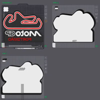 MotoGP Portimão Lightbox LED Lamp – Hộp đèn LED trang trí