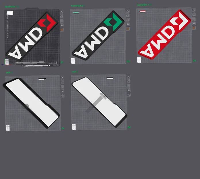 Hộp Đèn LED Lightbox Logo AMD (AMD Logo Lightbox LED Lamp) - Image 2