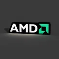 Hộp Đèn LED Lightbox Logo AMD (AMD Logo Lightbox LED Lamp) - Thumbnail 4