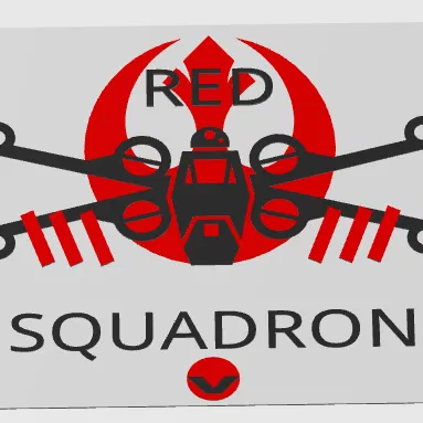Logo Star Wars Red Squadron