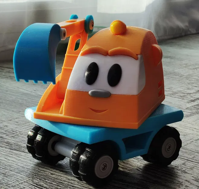 Scoop the Excavator (Leo the Truck) - Mô hình in 3D - Image 1
