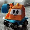 Scoop the Excavator (Leo the Truck) - Mô hình in 3D - Thumbnail 1
