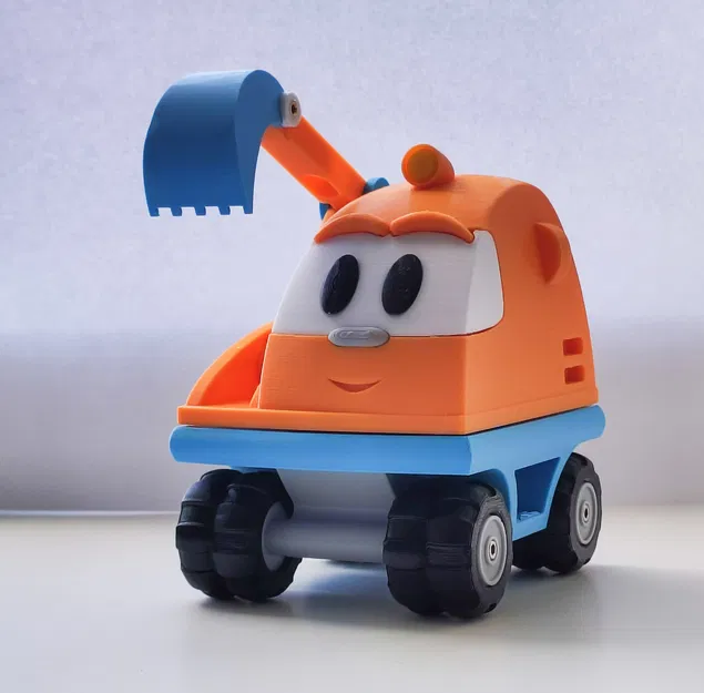 Scoop the Excavator (Leo the Truck) - Mô hình in 3D - Image 2