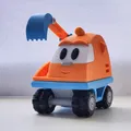 Scoop the Excavator (Leo the Truck) - Mô hình in 3D - Thumbnail 2