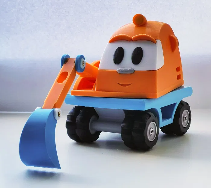 Scoop the Excavator (Leo the Truck) - Mô hình in 3D - Image 3