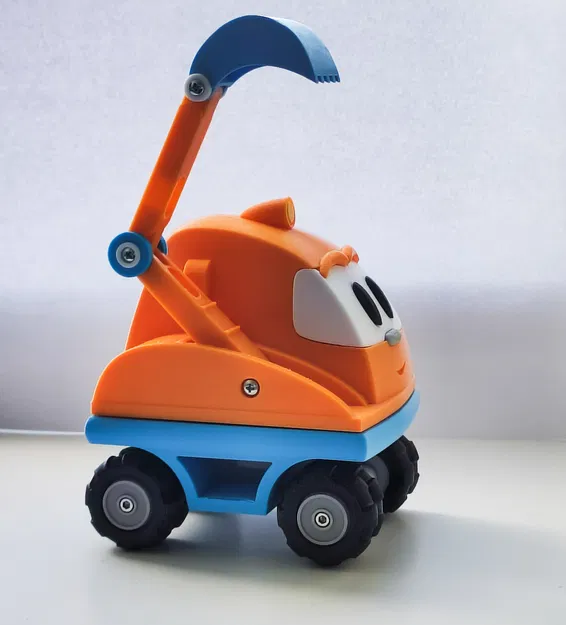 Scoop the Excavator (Leo the Truck) - Mô hình in 3D - Image 4