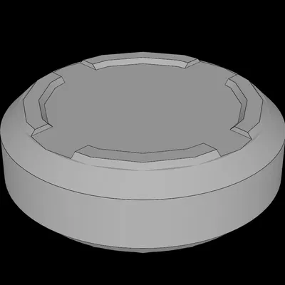 Tương thích LEGO (44848.dat) Sports Hockey Puck không có lỗ axle