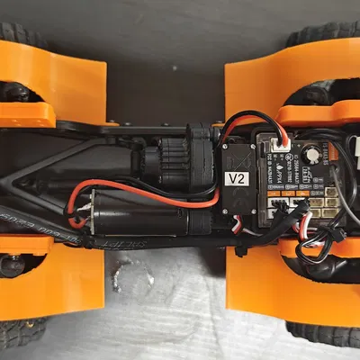 FCX18 Wheel Wells và Shock Keys