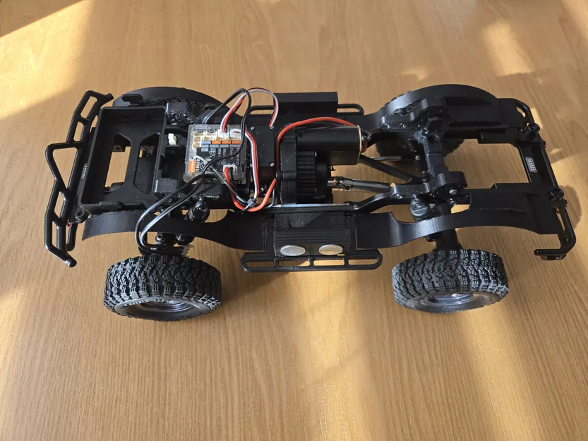 FCX18 LC80 V2 – Wheel Wells & Rear Shock Keys cho Body V2 - Image 1