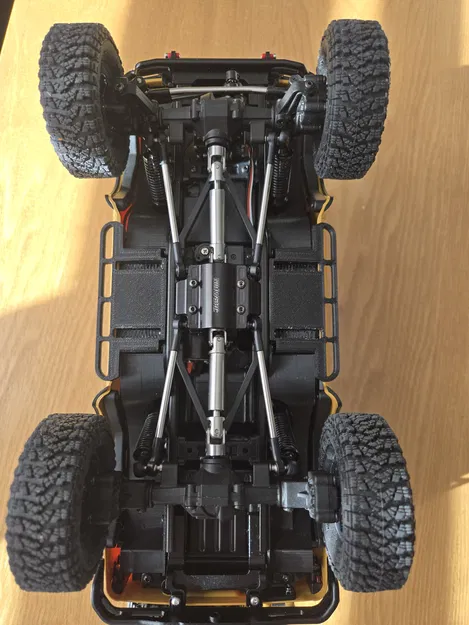 FCX18 LC80 V2 – Wheel Wells & Rear Shock Keys cho Body V2 - Image 2