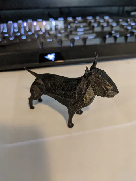 Lowpoly Bull Terrier (Chó Bull Terrier Lowpoly) - Image 1