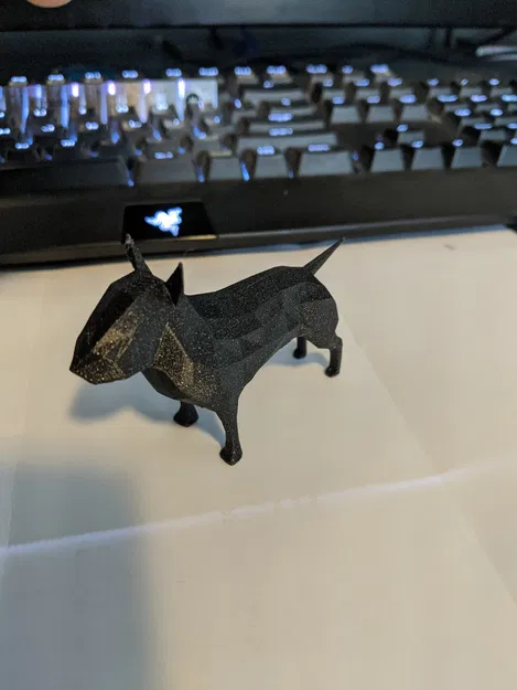 Lowpoly Bull Terrier (Chó Bull Terrier Lowpoly) - Image 2