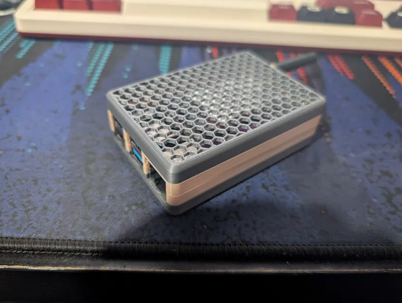 Case Raspberry Pi 4 cho LR1302 HAT (SMA phía sau) - Image 2