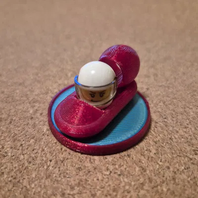 Xe Crash Derby gắn đầu Lego (Formula/Hovercraft)