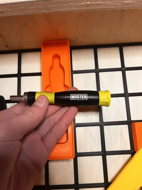 Khay Tua Vít Master Mechanic Gridfinity (Screw Driver Tray) - Image 2