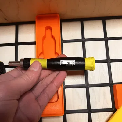 Khay Tua Vít Master Mechanic Gridfinity (Screw Driver Tray)