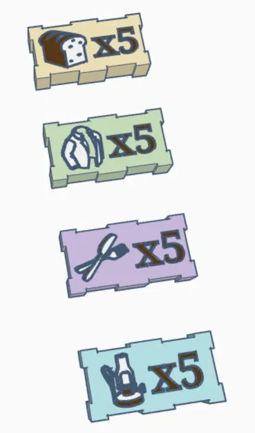 Bộ token x5 cho Arkwright Anniversary Edition - Image 1