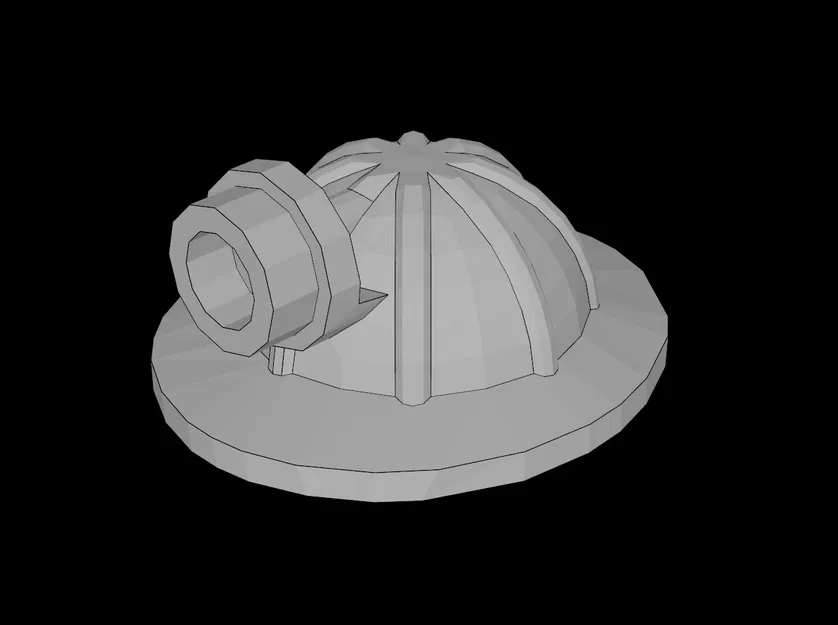 Tương thích LEGO (98289.dat) Mũ bảo hộ thợ mỏ Minifig kèm đèn đội đầu - Image 1