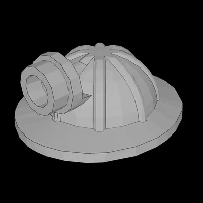 Tương thích LEGO (98289.dat) Mũ bảo hộ thợ mỏ Minifig kèm đèn đội đầu