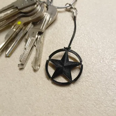 Móc khóa & thẻ treo balo US Army Military Star