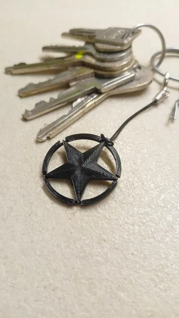 Móc khóa & thẻ treo balo US Army Military Star - Image 2