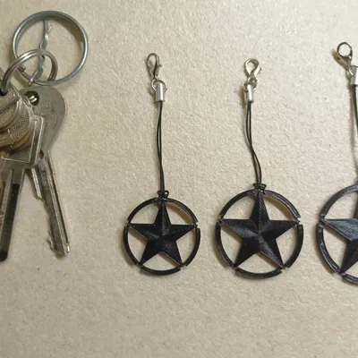 Móc khóa & thẻ treo balo US Army Military Star