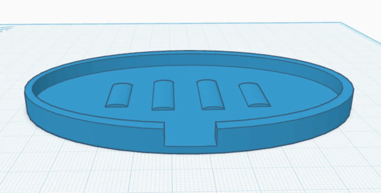Khay/giá đựng xà phòng (Soap tray/Holder) in 3D - Image 1