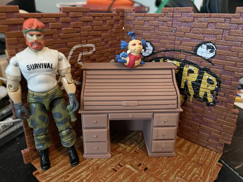 Bàn làm việc Rolltop (Tỉ lệ 1:18) - Image 1