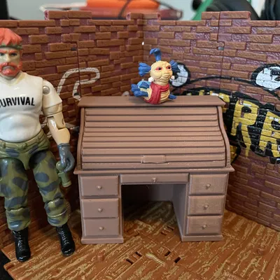 Bàn làm việc Rolltop (Tỉ lệ 1:18)