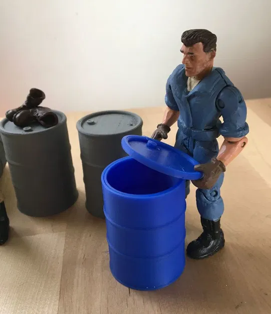 Thùng dầu (Oil Drums) tỉ lệ 1/18 (3.75") - Image 5