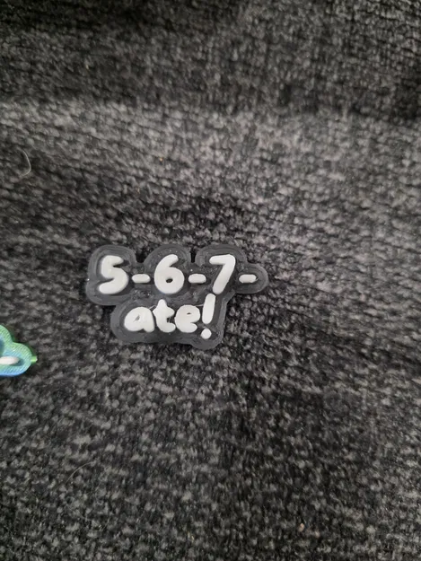 5-6-7-ate! Basic Cheer Pin Embellishment – Miếng Trang Trí Pin Cheer - Image 1