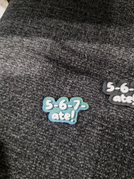 5-6-7-ate! Basic Cheer Pin Embellishment – Miếng Trang Trí Pin Cheer - Image 2